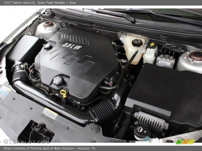 Silver Pearl Metallic / Gray 2007 Saturn Aura XE