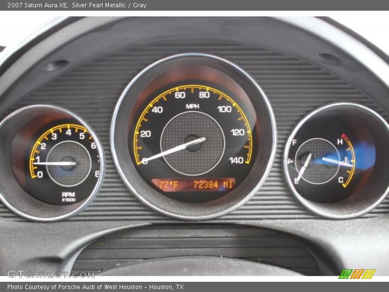 Silver Pearl Metallic / Gray 2007 Saturn Aura XE