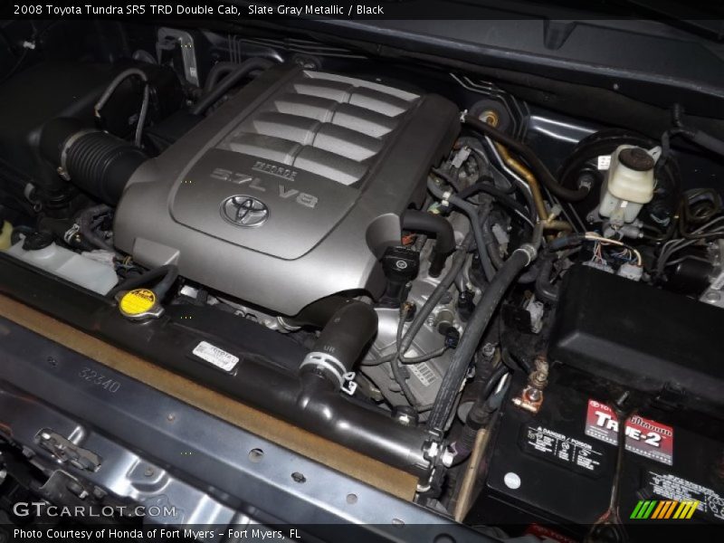 Slate Gray Metallic / Black 2008 Toyota Tundra SR5 TRD Double Cab
