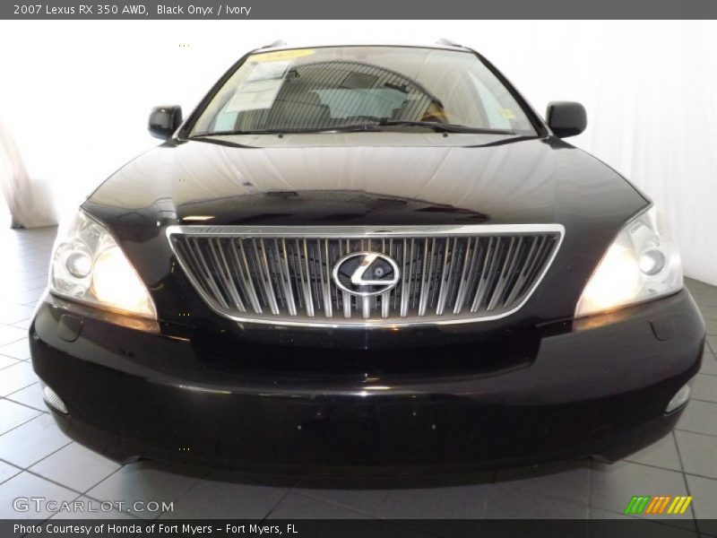 Black Onyx / Ivory 2007 Lexus RX 350 AWD