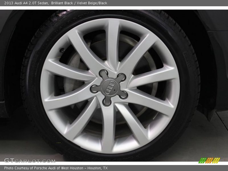 Brilliant Black / Velvet Beige/Black 2013 Audi A4 2.0T Sedan