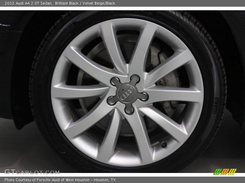 Brilliant Black / Velvet Beige/Black 2013 Audi A4 2.0T Sedan