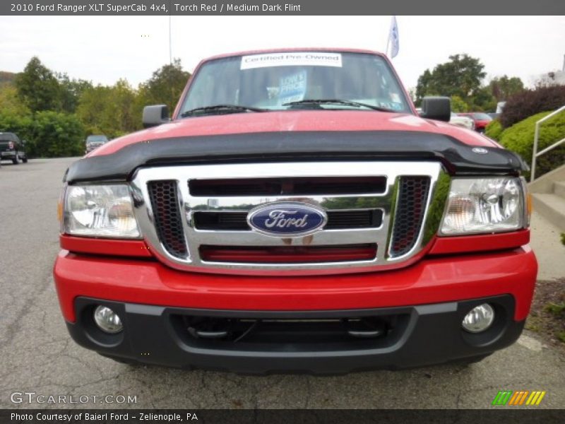Torch Red / Medium Dark Flint 2010 Ford Ranger XLT SuperCab 4x4