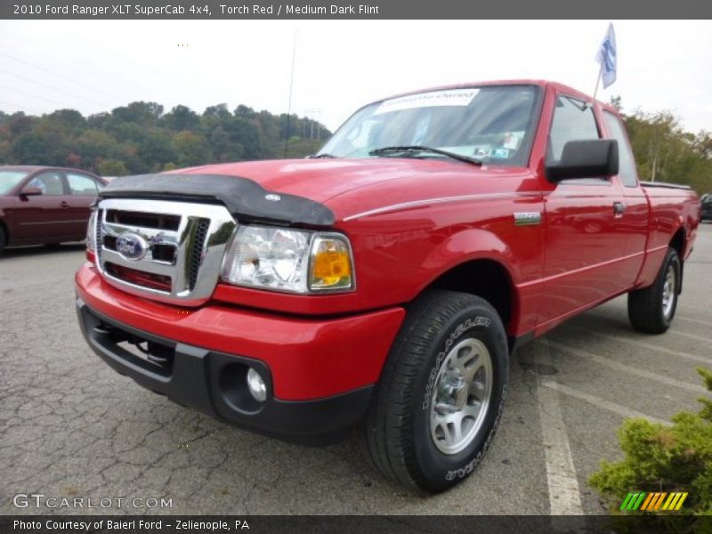 Torch Red / Medium Dark Flint 2010 Ford Ranger XLT SuperCab 4x4