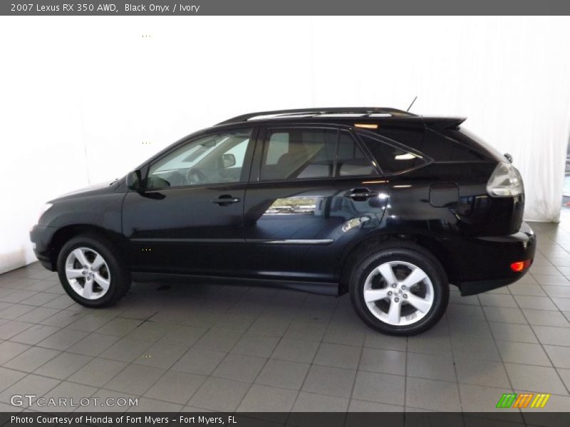 Black Onyx / Ivory 2007 Lexus RX 350 AWD