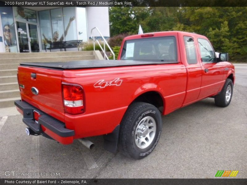 Torch Red / Medium Dark Flint 2010 Ford Ranger XLT SuperCab 4x4