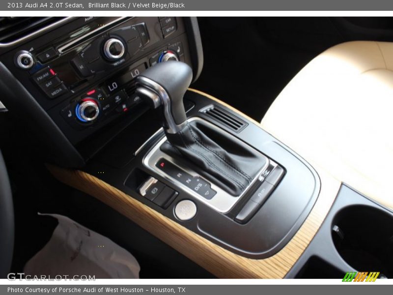Brilliant Black / Velvet Beige/Black 2013 Audi A4 2.0T Sedan