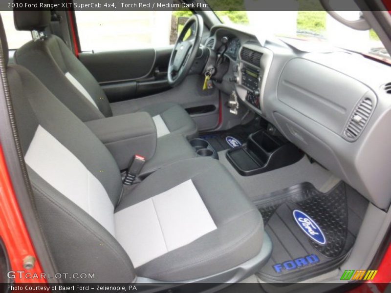 Torch Red / Medium Dark Flint 2010 Ford Ranger XLT SuperCab 4x4