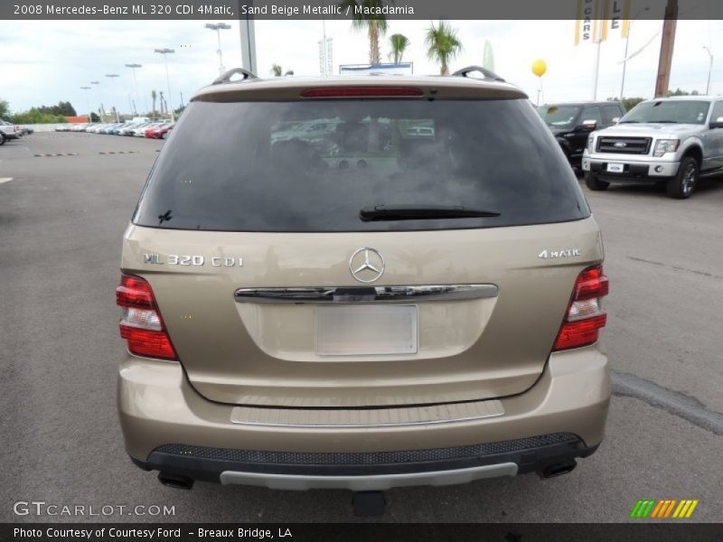 Sand Beige Metallic / Macadamia 2008 Mercedes-Benz ML 320 CDI 4Matic