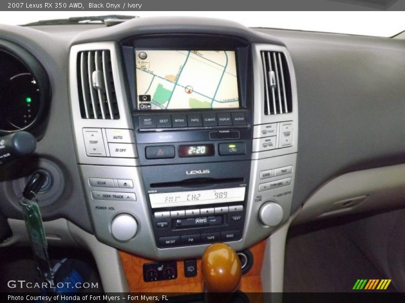 Black Onyx / Ivory 2007 Lexus RX 350 AWD