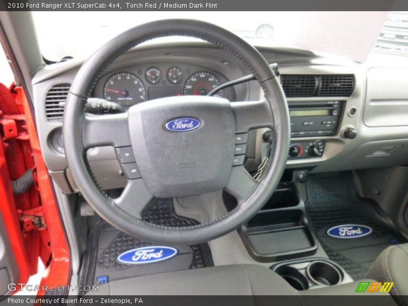Torch Red / Medium Dark Flint 2010 Ford Ranger XLT SuperCab 4x4
