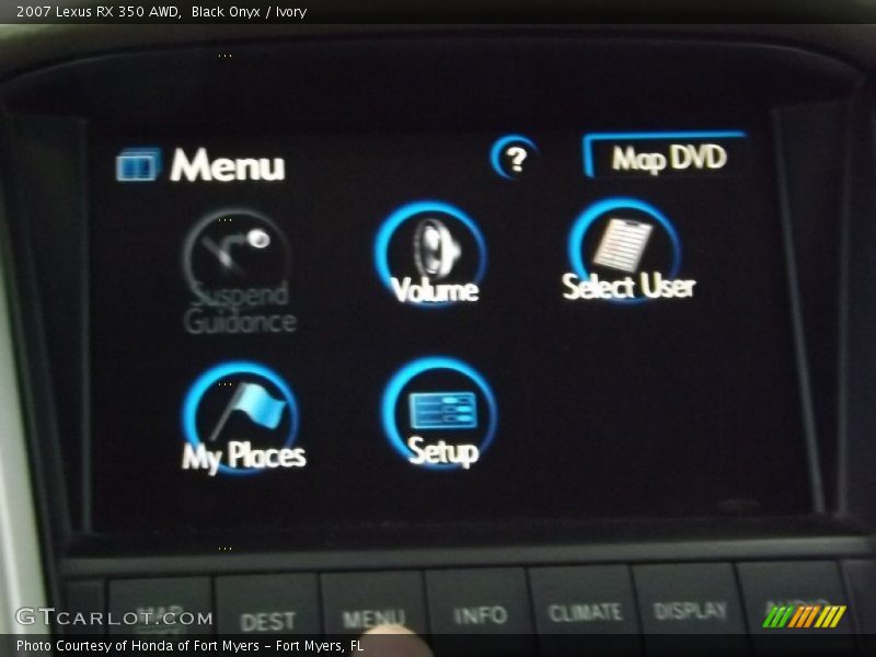 Black Onyx / Ivory 2007 Lexus RX 350 AWD
