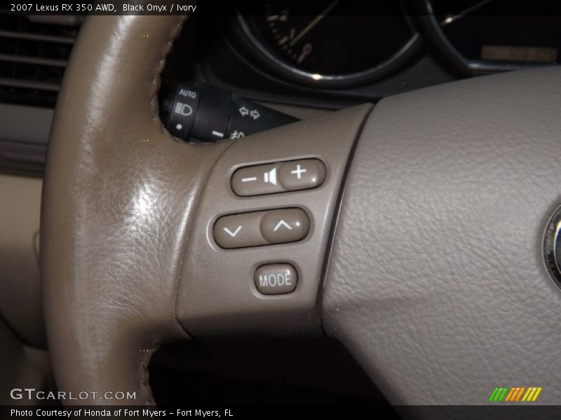 Black Onyx / Ivory 2007 Lexus RX 350 AWD