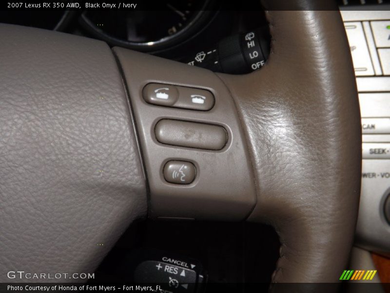 Black Onyx / Ivory 2007 Lexus RX 350 AWD