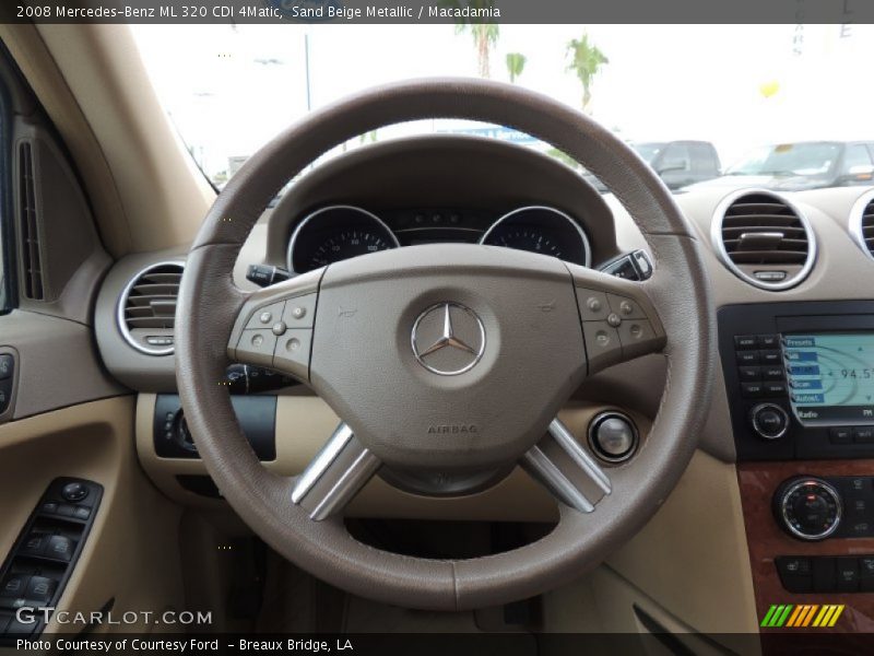 Sand Beige Metallic / Macadamia 2008 Mercedes-Benz ML 320 CDI 4Matic