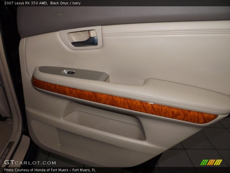 Black Onyx / Ivory 2007 Lexus RX 350 AWD