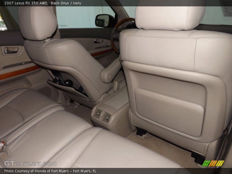 Black Onyx / Ivory 2007 Lexus RX 350 AWD