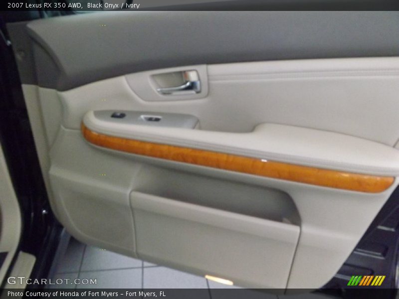 Black Onyx / Ivory 2007 Lexus RX 350 AWD