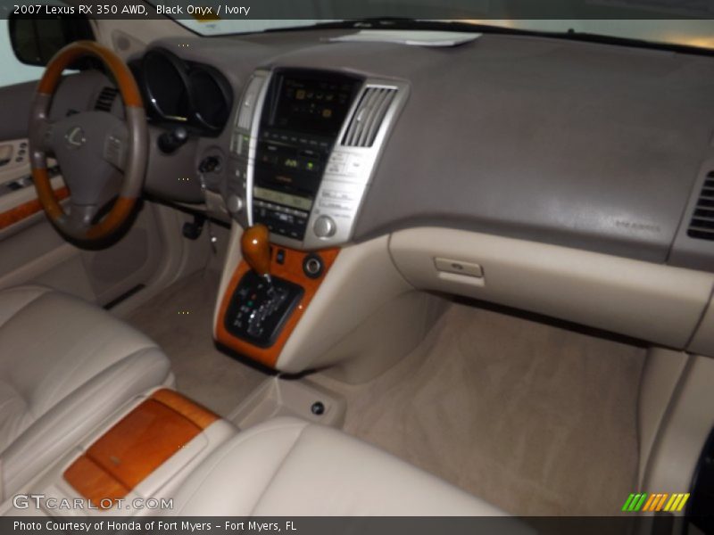 Black Onyx / Ivory 2007 Lexus RX 350 AWD