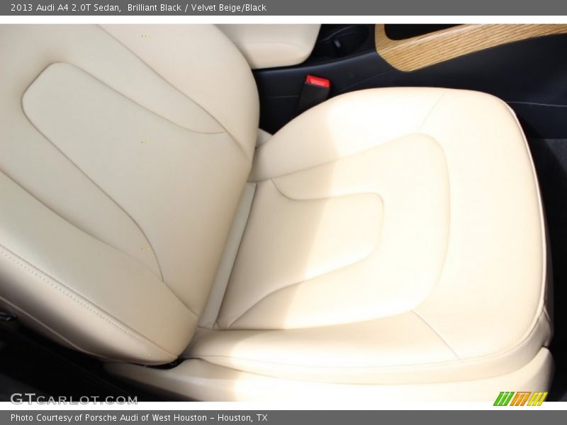 Brilliant Black / Velvet Beige/Black 2013 Audi A4 2.0T Sedan