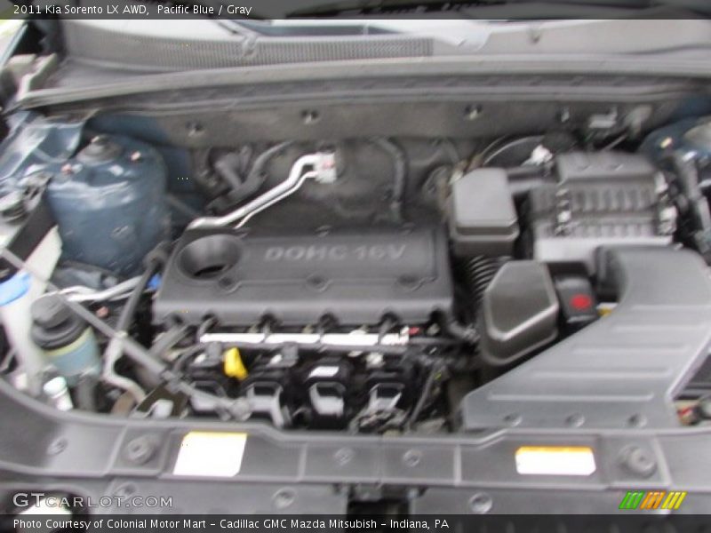 Pacific Blue / Gray 2011 Kia Sorento LX AWD