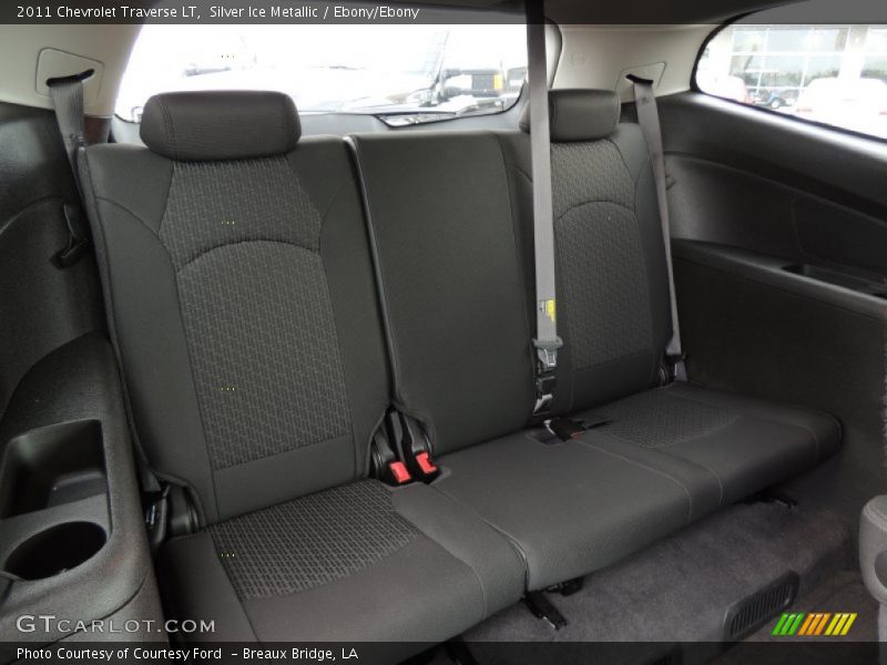 Silver Ice Metallic / Ebony/Ebony 2011 Chevrolet Traverse LT