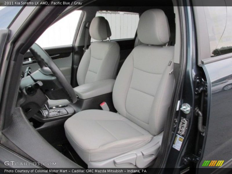 Pacific Blue / Gray 2011 Kia Sorento LX AWD