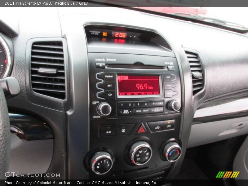 Pacific Blue / Gray 2011 Kia Sorento LX AWD