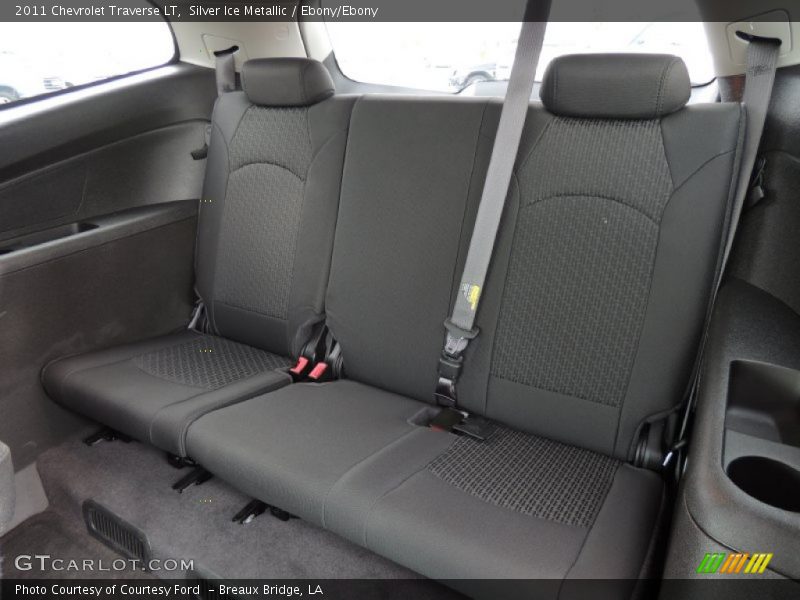 Silver Ice Metallic / Ebony/Ebony 2011 Chevrolet Traverse LT