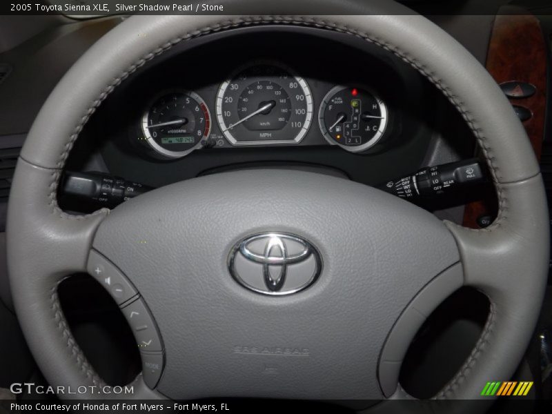 Silver Shadow Pearl / Stone 2005 Toyota Sienna XLE