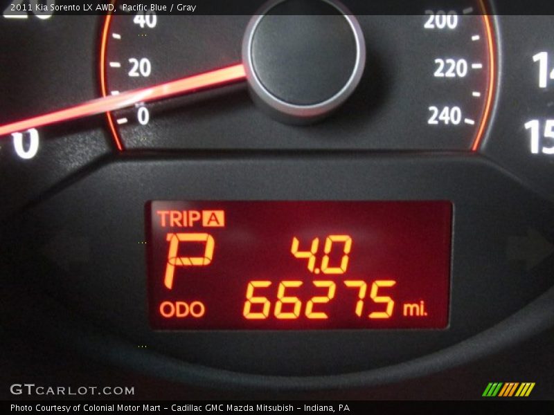 Pacific Blue / Gray 2011 Kia Sorento LX AWD