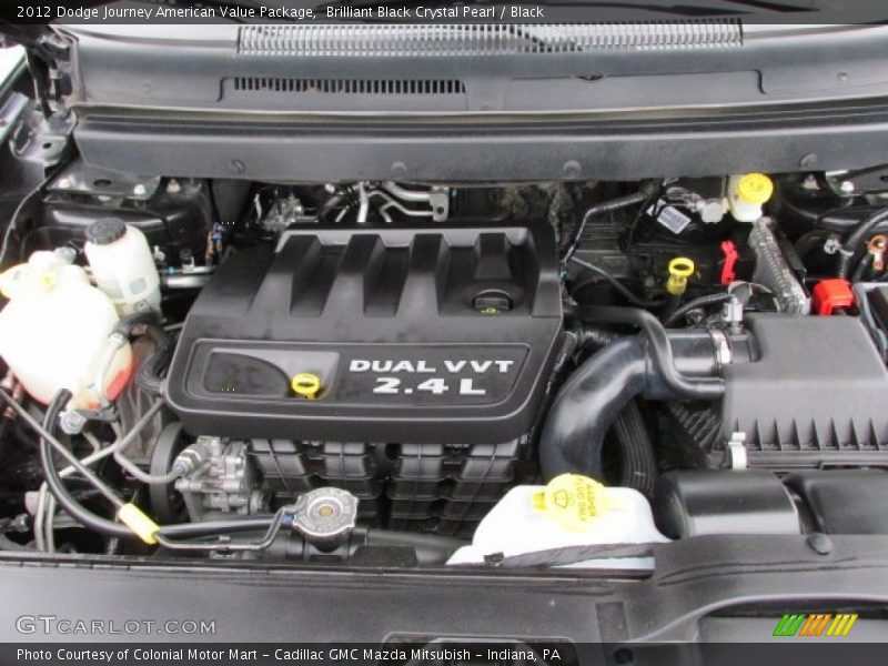 Brilliant Black Crystal Pearl / Black 2012 Dodge Journey American Value Package