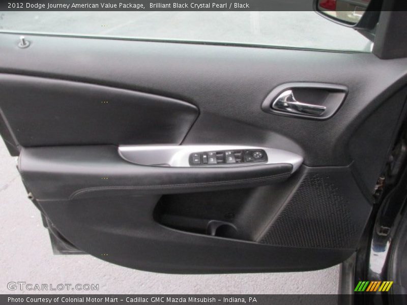 Brilliant Black Crystal Pearl / Black 2012 Dodge Journey American Value Package