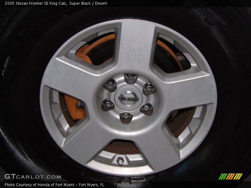 Super Black / Desert 2005 Nissan Frontier SE King Cab