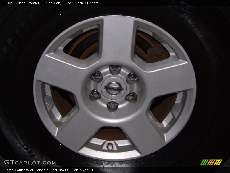 Super Black / Desert 2005 Nissan Frontier SE King Cab