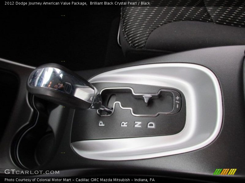 Brilliant Black Crystal Pearl / Black 2012 Dodge Journey American Value Package