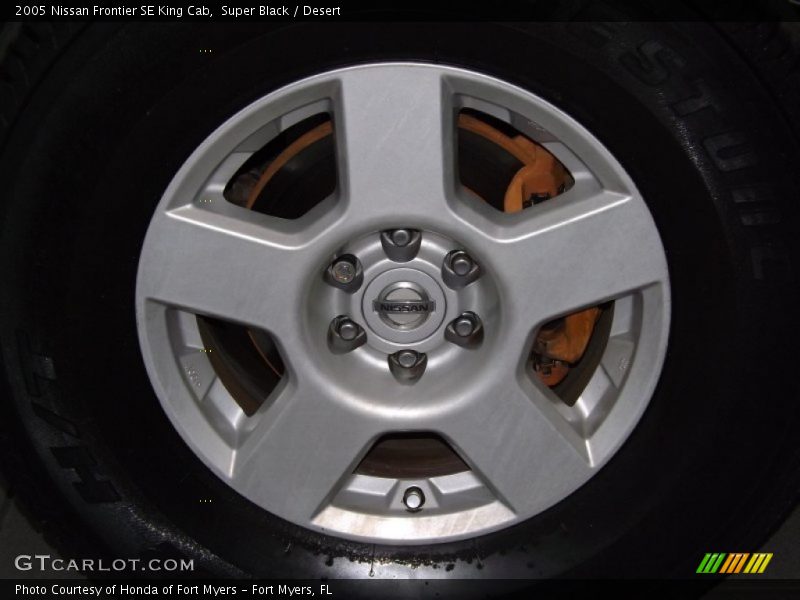 Super Black / Desert 2005 Nissan Frontier SE King Cab