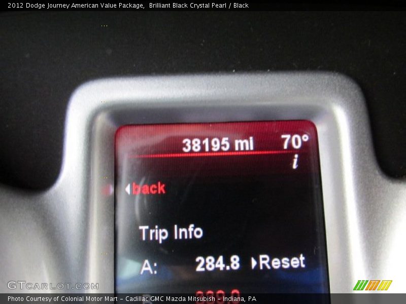 Brilliant Black Crystal Pearl / Black 2012 Dodge Journey American Value Package