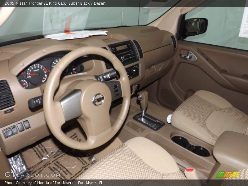 Super Black / Desert 2005 Nissan Frontier SE King Cab