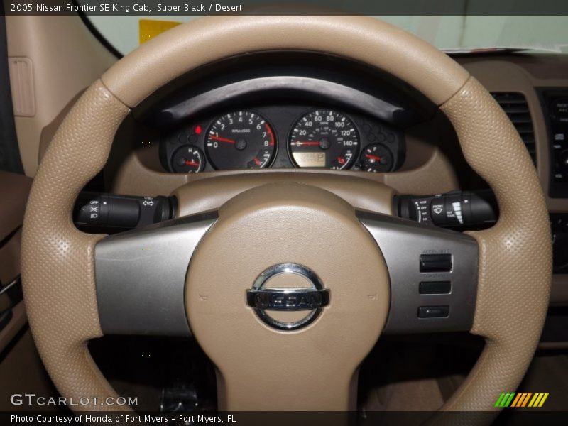 Super Black / Desert 2005 Nissan Frontier SE King Cab