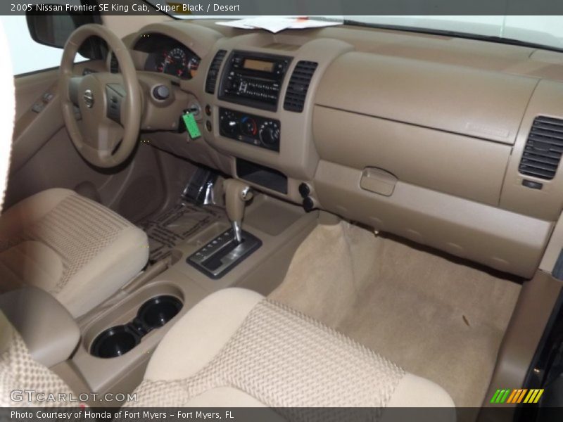 Super Black / Desert 2005 Nissan Frontier SE King Cab