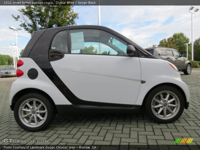 Crystal White / design Black 2010 Smart fortwo passion coupe