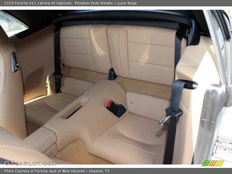 Rear Seat of 2014 911 Carrera 4S Cabriolet