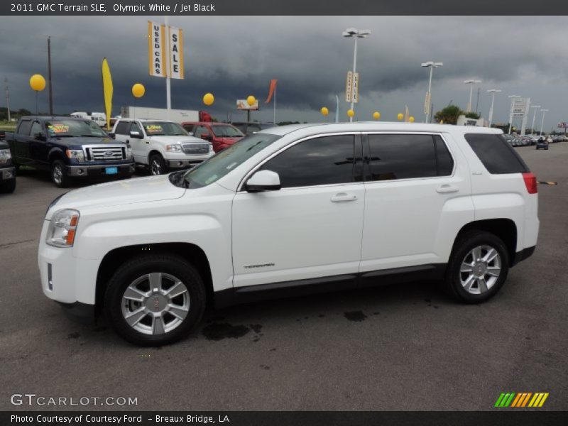 Olympic White / Jet Black 2011 GMC Terrain SLE