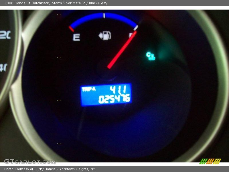 Storm Silver Metallic / Black/Grey 2008 Honda Fit Hatchback