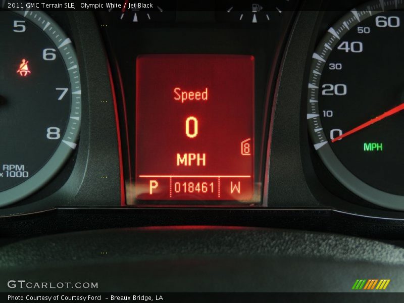 Olympic White / Jet Black 2011 GMC Terrain SLE