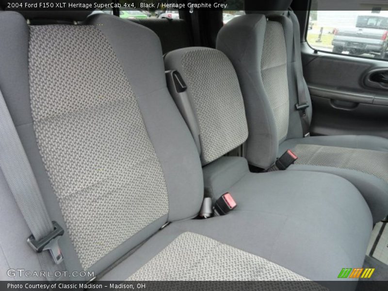 Black / Heritage Graphite Grey 2004 Ford F150 XLT Heritage SuperCab 4x4