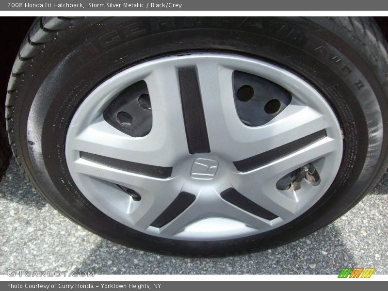 Storm Silver Metallic / Black/Grey 2008 Honda Fit Hatchback