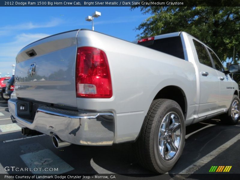 Bright Silver Metallic / Dark Slate Gray/Medium Graystone 2012 Dodge Ram 1500 Big Horn Crew Cab