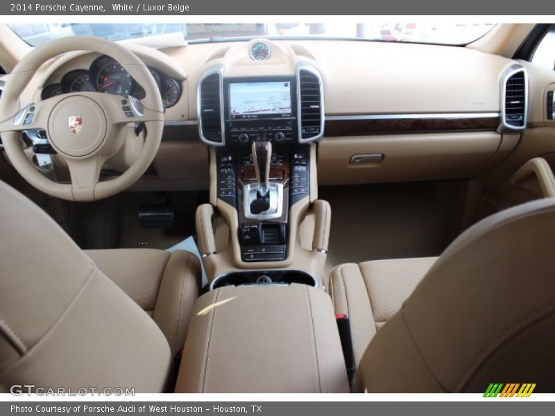 White / Luxor Beige 2014 Porsche Cayenne